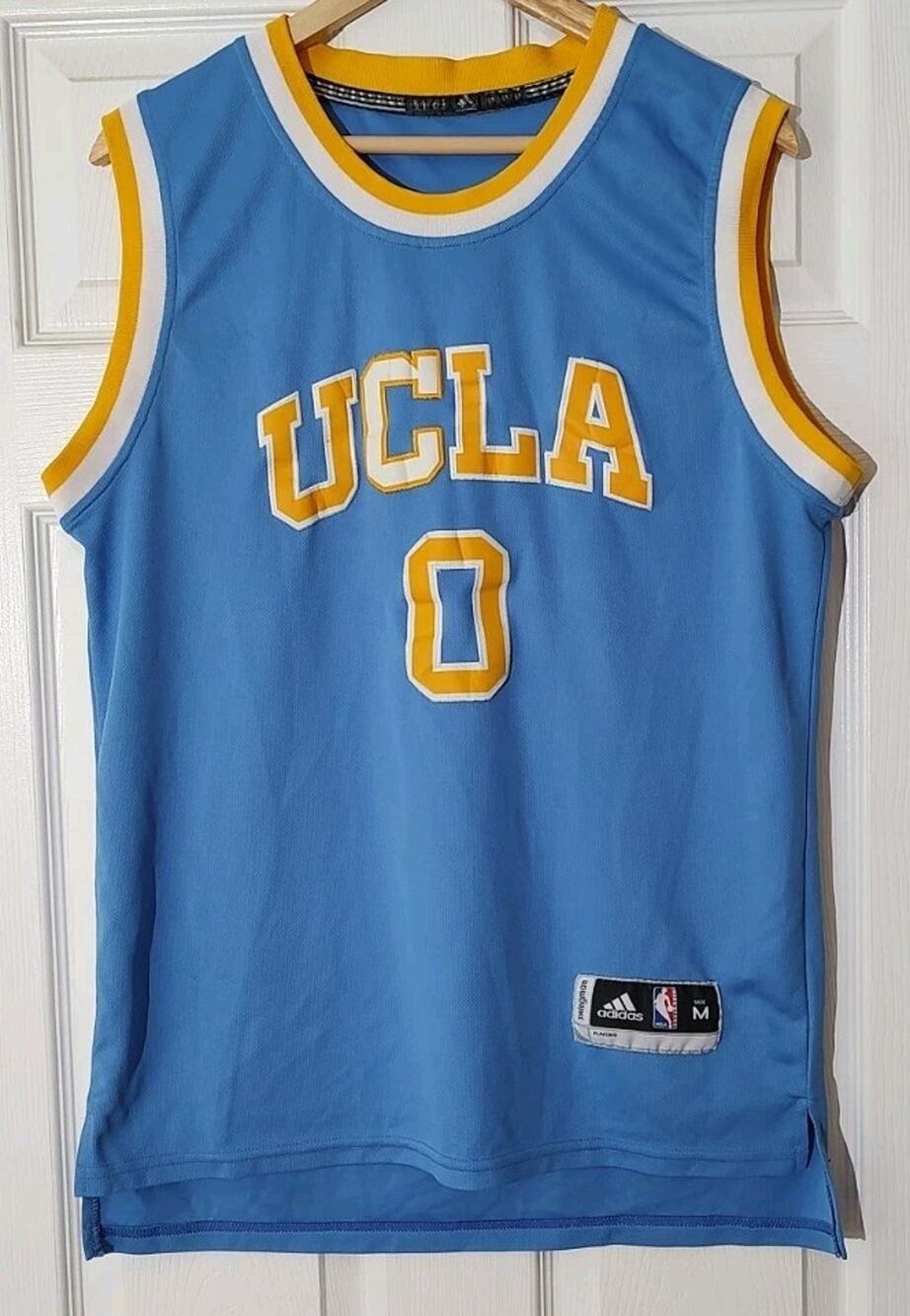 Men's Russell Westbrook UCLA Bruins Jersey Blue Adidas Basketball NCAA - Medium